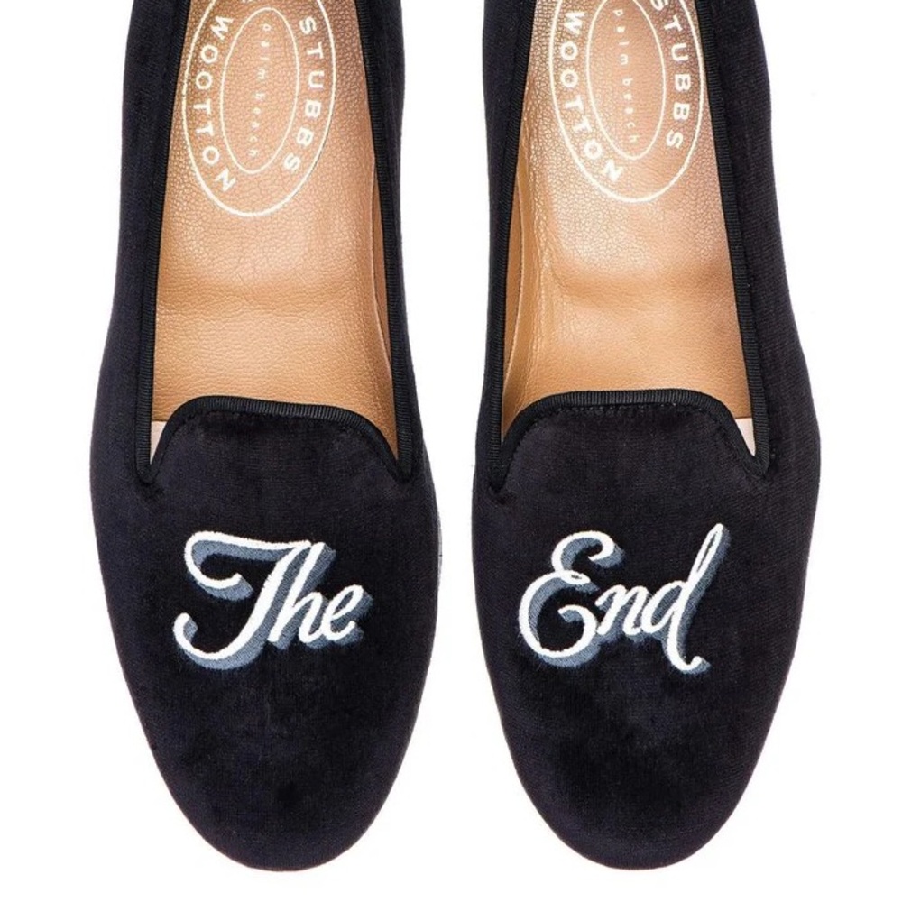 Stubbs and Wootton Loafers with ”the end” detail